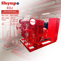 SHYNPO seri EDJ pompa Jockey Diesel elektrik, pompa pertempuran api multitahap Horizontal satu tahap