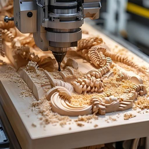 LIZE layanan mesin CNC OEM untuk bagian kayu yang berspesialisasi dalam solusi Holzteile kualitas pembalik kayu Maple bambu Walnut - Product Image 1