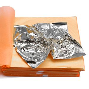 Caja de Hojas de cobre auténtico para decoración artística de uñas, libreta de hoja de oro de imitación para muebles, techo, manualidades, 14cm, 500 hojas - Product Image 4