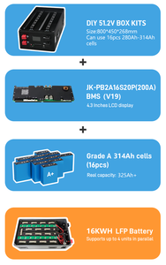 Cornex แบตเตอรี่ Lifepo4 314ah 280ah แบตเตอรี่ลิเธียมไอออนแบบปริซึม340ah 280ah แบตเตอรี่พลังงานแสงอาทิตย์สำหรับกล่องแบตเตอรี่ DIY - Product Image 5