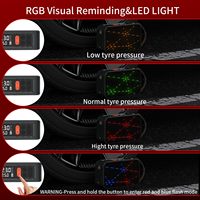2024 New 4000mah Portable Electric Digital 150PSI Bicycle Tire Inflator Air Car Pump with Power Bank for Bikes Bicycle