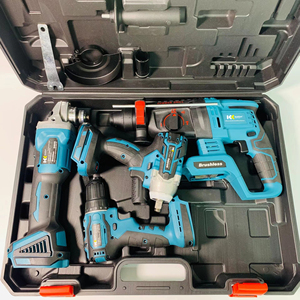 21V Cordless Brushless Impact Driver Drill Kit with 2pcs 2.0/3.0/4.0Ah Batteries Charger Hard Case Stainless Steel - Product Image 5