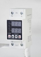 Rail Din Double Affichage Réglable Surtension Courant et Sous Tension Dispositif de Protection Relais Protecteur 220V 230V AC Voltmètre