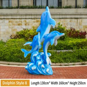 Sculture Personalizzate in Vetroresina di Animali Marini: Delfini, Polpi, Coralli, Stelle Marine - Statue della Vita Marina per Parchi a Tema e Decorazioni per Acquari - Product Image 1