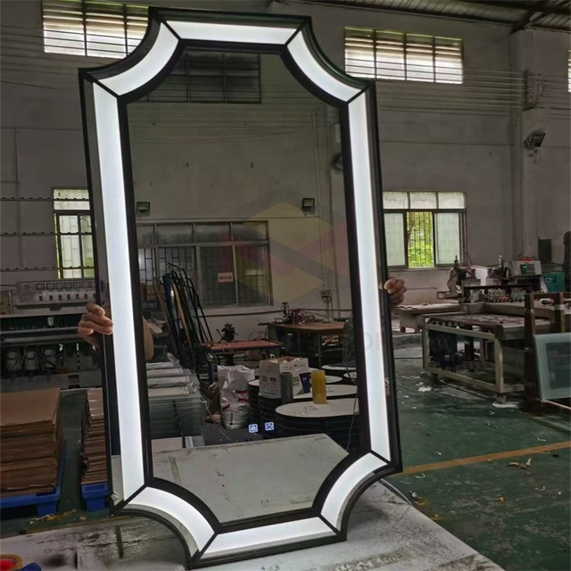 Modern Stainless Steel Frame & Adjustable Lighting Energy Saving, Shatterproof LED Smart Mirror