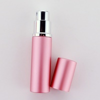 Flacon vaporisateur en aluminium transparent de 5 ml pour voyage, vide, pour parfum ou savon liquide, capacité personnalisable, soins personnels, logo personnalisé