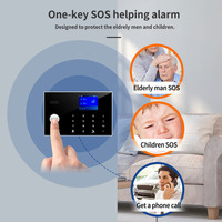 Détecteur intelligent RFID sans fil et filaire, clavier tactile, commande vocale en 11 langues, Alexa/Google Home, WiFi, GSM, système d'alarme anti-cambriolage domestique