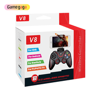 Manette de jeu sans fil Gamegaga Wholesale V8 entièrement personnalisable pour Android/iOS/PC/Smart TV 2.4G BT