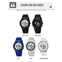 Reloj Digital Skmei 1981 para hombre, relojes impermeables para hombre, correa de silicona, relojes de oración islámicos musulmanes, reloj Qibla con recordatorio Azan