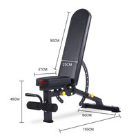 Équipement de fitness pour sports d'intérieur Chaise de musculation Banc d'haltères Chaise d'entraînement multifonctionnelle