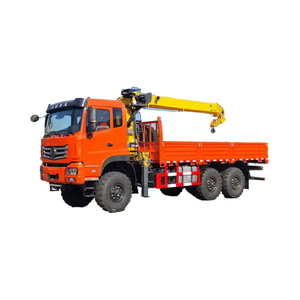 Grue de camion à bras droit de marque chinoise de 16 tonnes grue montée par camion à flèche télescopique hydraulique dépanneuses et dépanneuses - Product Image 1