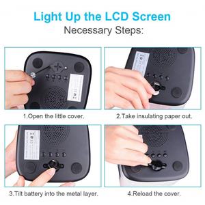 Lámpara de Escritorio LED Moderna para Estudiantes, con Portalápices, USB, Pantalla, Reloj Despertador, Calendario, Luz Nocturna para Lectura, Regulable para Niños - Product Image 4