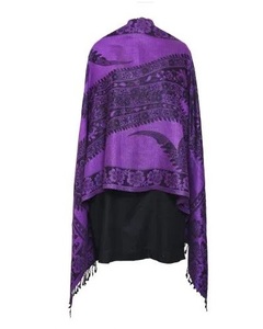 Étole longue en viscose tissée pour femme, avec tombé fluide, pour tenues décontractées, collections de boutique - Product Image 5