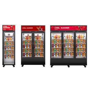Refrigerador Comercial con Puerta de Vidrio Premium para Bebidas <span class=keywords><strong>Coca</strong></span> <span class=keywords><strong>Cola</strong></span>, de <span class=keywords><strong>2</strong></span>-8 grados centígrados ℃   Vitrina - Product Image 2
