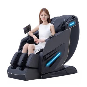 网店热卖最佳4D零重力全身SL轨道电动豪华办公室3D躺椅指压廉价按摩椅