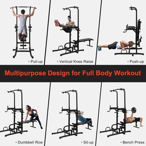 Iunnds điện tháp Dip thanh Trạm đa chức năng pull-up thanh cho nhà phòng tập thể dục sức mạnh đào tạo tập thể dục tập thể dục thiết bị tập thể dục - Product Image 6