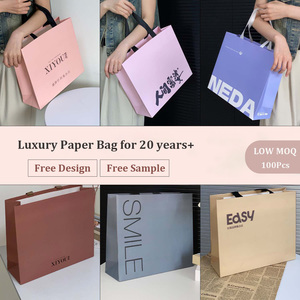 Biểu Tượng Tùy Chỉnh Thiết Kế Sang Trọng Túi Giấy Quà Tặng Bao Bì Túi Mua Sắm Túi Giấy Với Ribbon Xử Lý - Product Image 3