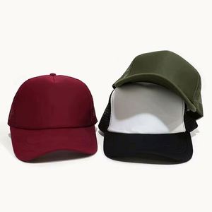 Casquette Trucker 5 Panneaux en Maille Unie avec Logo Brodé Personnalisé, Impression Professionnelle, Vente en Gros, Casquette Trucker en Mousse Premium - Product Image 5