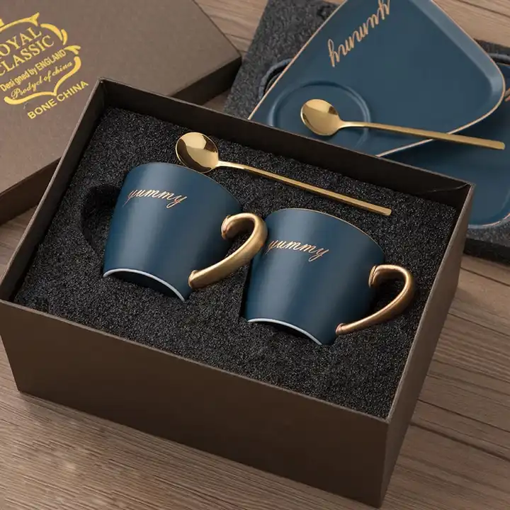 Custom Logo Tea Cup Gift Set Packaging Box