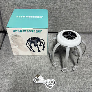 Masseur de tête vibrant intelligent rechargeable automatique à 10 têtes, type pieuvre, pour le cuir chevelu - Product Image 6