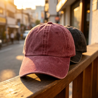 Gorra de Béisbol Vintage Bordada de Alta Calidad al por Mayor, Gorra Personalizada con Bordado