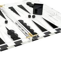 Ensemble de Backgammon Moderne Pré-Assemblé Écologique de Luxe