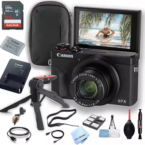 G7X Mark III กล้องวิดีโอ4K ไร้กระจก, 41x-63x กันน้ำกันกระแทกเซ็นเซอร์ CMOS 2 "-3" หน้าจอซูมออปติคอล - Product Image 6