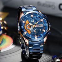 Montre CURREN 8402 haut de gamme pour homme, montre sport à quartz, acier inoxydable, chronographe étanche, montre-bracelet homme, Montre Homme
