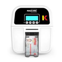 Impresora de Tarjetas de PVC Magicard K de Una o Dos Caras, 600DPI, Seguridad HoloKote, para Tarjetas de Identificación de Empleados de Oficina y Control de Acceso