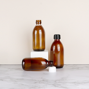 Pectoral Syrup Liquid <b>Bottle</b> Customized Brown <b>Light</b>-proof Glass Pharmaceutical Packaging <b>For</b> Health Products With Screw Cap - Product Image 1