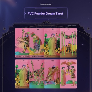 Tarjetas de Tarot <span class=keywords><strong>Vetter</strong></span> al por Mayor para Principiantes, Impresas en Color, PVC Impermeable, con Lámina Dorada, 12*7, Libro de Tarot de PVC, Manual, Juego de Cartas - Product Image 5