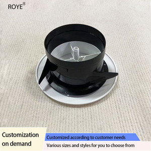 Современный дизайн, круглая вентиляционная решетка, регулируемая пластиковая решетка для потолка, современный регистр и решетка - Product Image 5