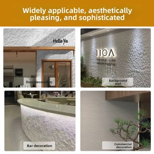 Panneau mural en pierre souple Dacronite, pierre étoile-lune, placage de pierre flexible, pierre taillée à l'hache, porcelaine souple, pierre ultra-fine et flexible - Product Image 1