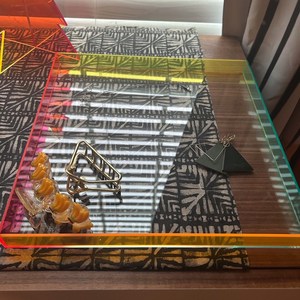 <span class=keywords><strong>Plateau</strong></span> de cadre en acrylique à coutures multicolores claires modernes Plateaux muraux décoratifs en acrylique transparent au néon pour les arts - Product Image 4