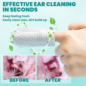 Lingettes nettoyantes pour oreilles d'animaux sans alcool, parfum noix de coco, directement de l'usine, non irritantes, nettoient et désodorisent pour chats et chiens - Product Image 3