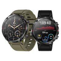 Montre connectée T30 avec grand écran rond HD de 1,6 pouce, affichage 400x400, batterie de 600 mAh pour hommes, montre connectée de fitness