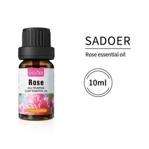 100% Natural Moisturizer Rosemary Bergamot Chamomile Lavender Rose Skin Care Essential Oil for Skin Face Hair Care Aromatherapy