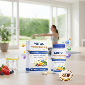 Tabletas Multivitamínicas para Adultos Mitos Flex de Alta Potencia, 13 Vitaminas, 8 Minerales, Apoyo Energético e Inmunológico, OEM ODM para Exportación - Product Image 3