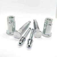 Goupille filetée sur mesure en acier inoxydable usinée CNC avec trou transversal, boulon de scellage antivol, fixation de quincaillerie