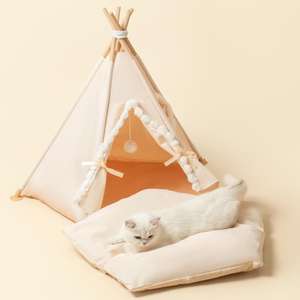 2026 Luxuriöses Bestseller Ganzjahres-Katzenzelt aus Modernem Oxford-Gewebe mit Katzenmotiv, Tragbar für Katzen und Kleintiere, Großhandel ab Werk - Product Image 2