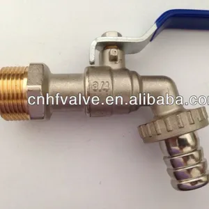 Brass bibcock water tap hosebib hydraulic control valve
