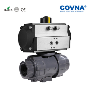 COVNA Pedido Urgente: Válvula de Bola Neumática de PVC de 1/2 Pulgada con Rosca y Doble Bola, con Actuador Neumático - Product Image 3