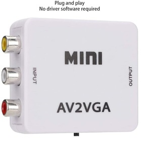Mini convertisseur vidéo 1080P Convertisseur vidéo RCA <span class=keywords><strong>AV2VGA</strong></span> avec audio 3.5mm <span class=keywords><strong>AV2VGA</strong></span> / CVBS Audio vers PC HDTV - Product Image 6