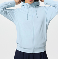 OEM Nouvelle Mode Airism Mesh Protection UV Full-zip Hoodie
