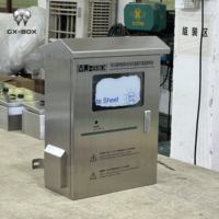 Boîte de commande industrielle en acier inoxydable IP65 armoire de commande extérieure électrique Plc de carte de distribution en métal