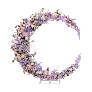 <span class=keywords><strong>Sfondo</strong></span> di benvenuto per feste di matrimoni con fiori di seta artificiale - Product Image 5