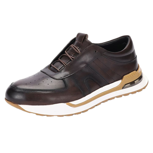Men's Casual Lace-up Leather <b>Shoes</b> Cowhide New Fashion European American <b>Style</b> for <b>Walking</b> for Foreign Trade - Product Image 1