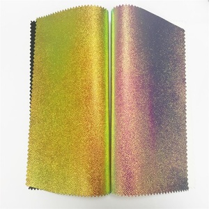 Tessuto Olografico con Motivo a Quadri/<span class=keywords><strong>Sirena</strong></span>/Litchi in Pelle Artificiale PU Dicroica per Realizzare Borse/Orecchini/Artigianato - Product Image 2