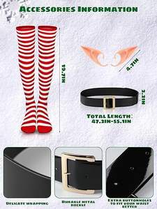 2025 नई महिला क्रिसमस की साफ पोशाक मखमली लंबी आस्तीन पोशाक पोशाक पोशाक पोशाक पोशाक पोशाक क्रिसमस सेट - Product Image 5