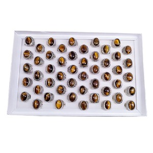 <span class=keywords><strong>Bague</strong></span> vintage en alliage <span class=keywords><strong>pour</strong></span> femmes et hommes <span class=keywords><strong>de</strong></span> grande taille avec pierre précieuse œil <span class=keywords><strong>de</strong></span> <span class=keywords><strong>tigre</strong></span> naturel - Cadeau <span class=keywords><strong>de</strong></span> mariage <span class=keywords><strong>Bague</strong></span> en pierre naturelle - Product Image 5